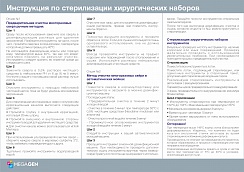 Инструкция по стерилизации хирургических наборов